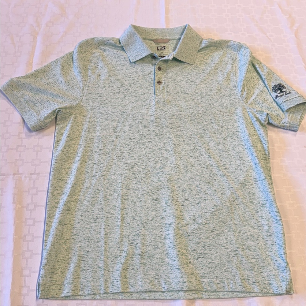 Cutter & Buck Polo Shirt Green/White